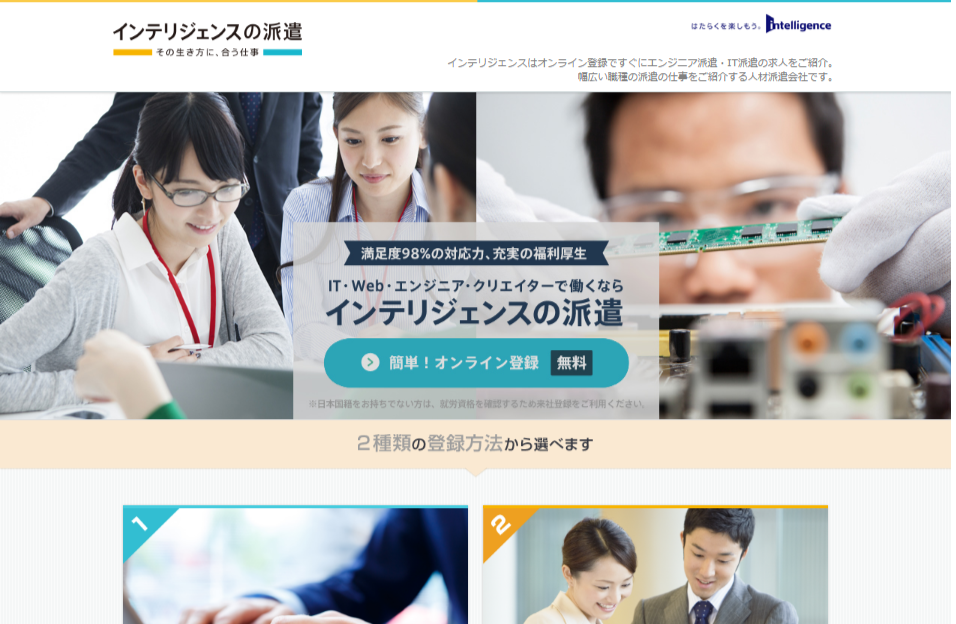 インテリジェンスの派遣