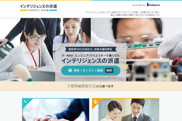 インテリジェンスの派遣